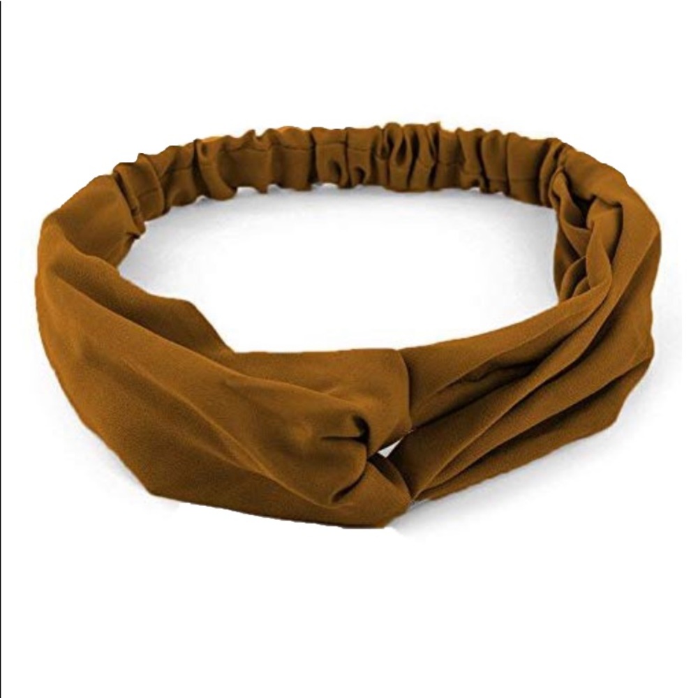 (Set of 4) Boho Twist Headband, Sueded